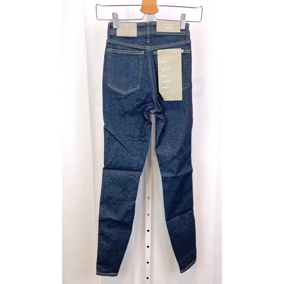 NWT EVERLANE 23 The Way High Skinny Jeans Stretch Dark Wash Cotton Blend Blue - Picture 2 of 10